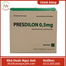 Hộp thuốc Presdilon 0,5mg
