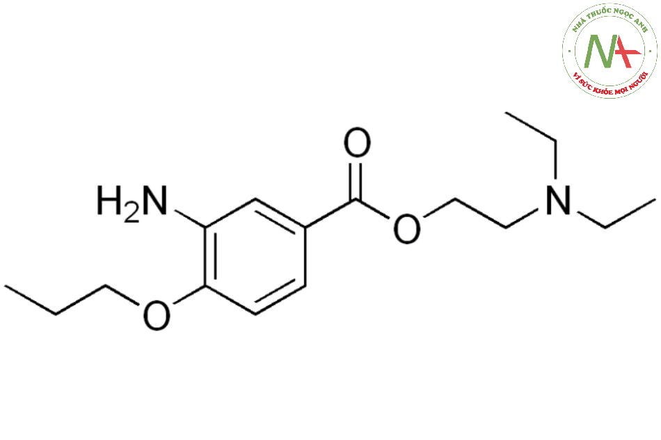 Cấu trúc phân tử Proparacain