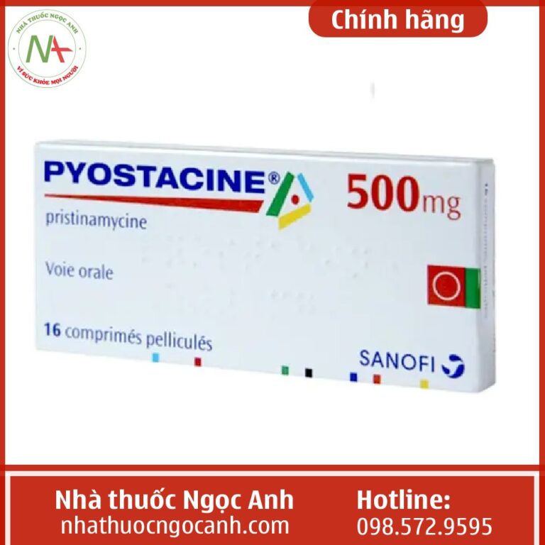 Pyostacine Thuốc Pyostacine 500mg là thuốc gì? Mua ở đâu? Giá bao nhiêu?