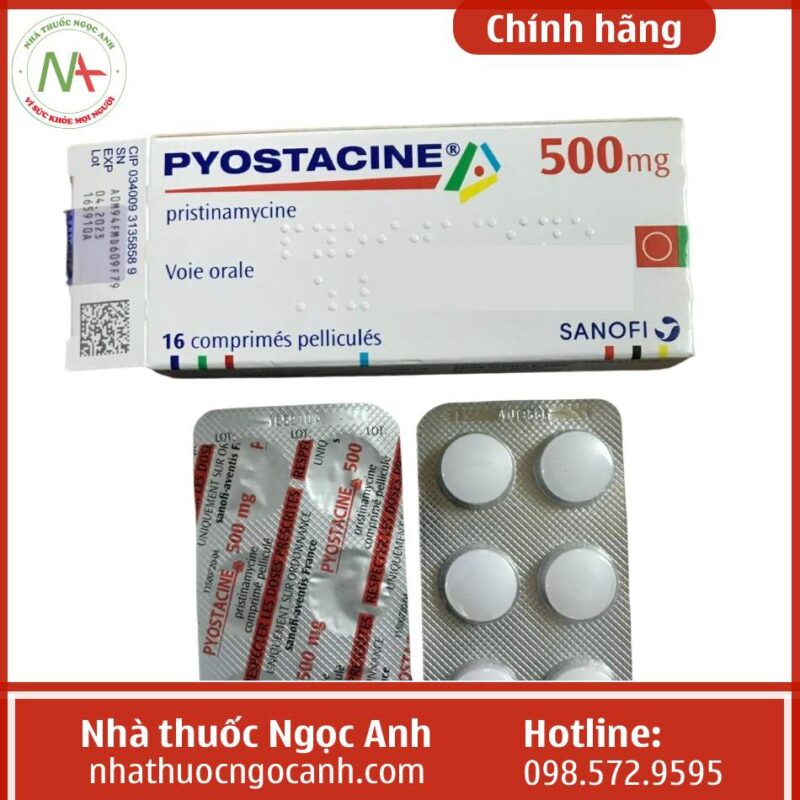 Pyostacine Thuốc Pyostacine 500mg là thuốc gì? Mua ở đâu? Giá bao nhiêu?