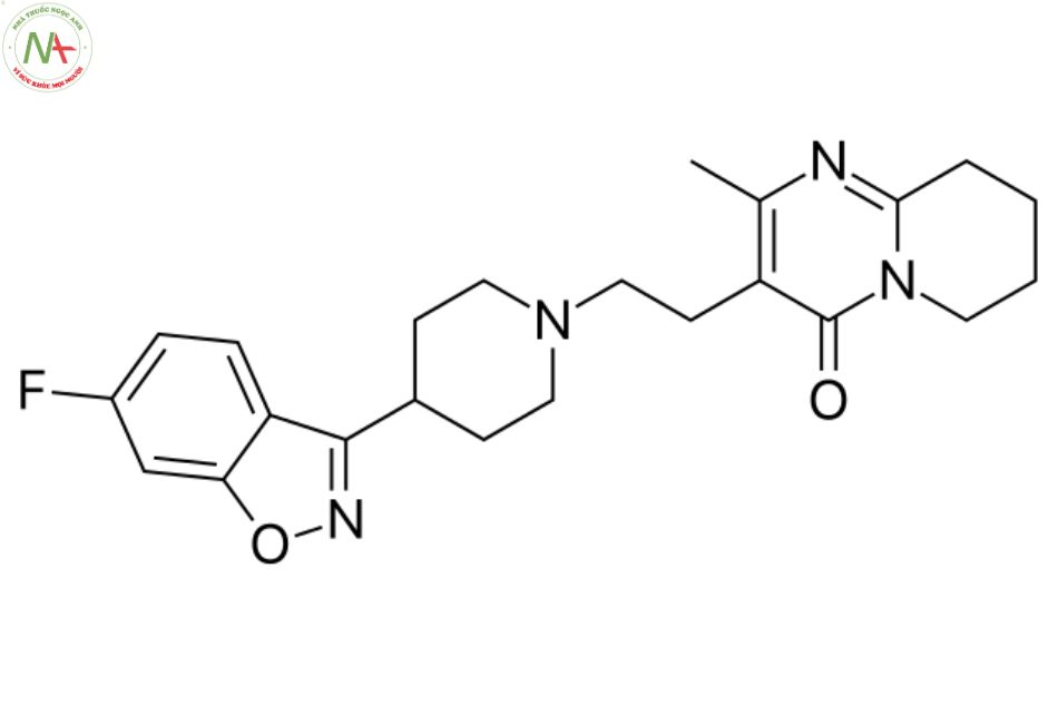 Cấu trúc phân tử Risperidone 
