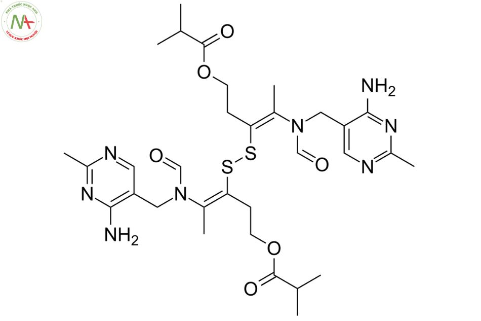 Cấu trúc phân tử Sulbutiamine 