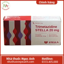 Hộp thuốc Trimetazidin Stella 20mg