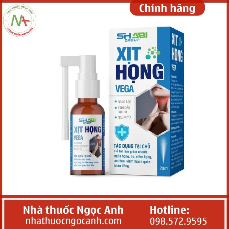 Xịt họng Vega