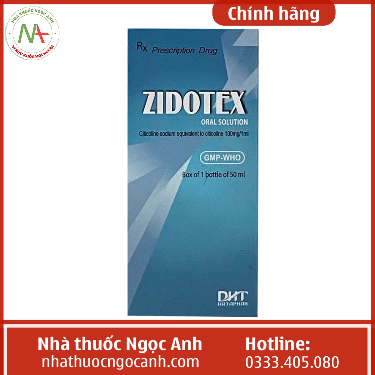 Hộp thuốc Zidotex