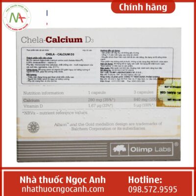 Hình ảnh sản phẩm Chela-Calcium D3