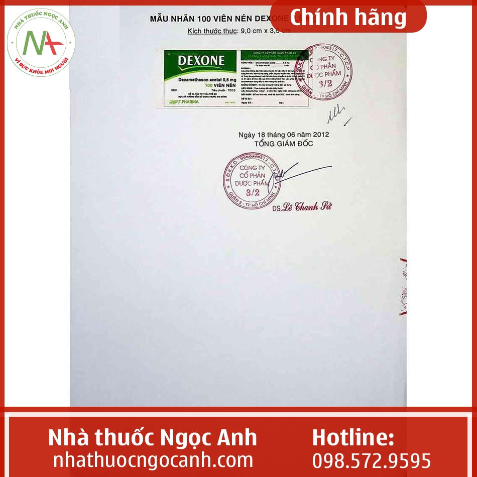 Thuốc Dexone 0.5mg