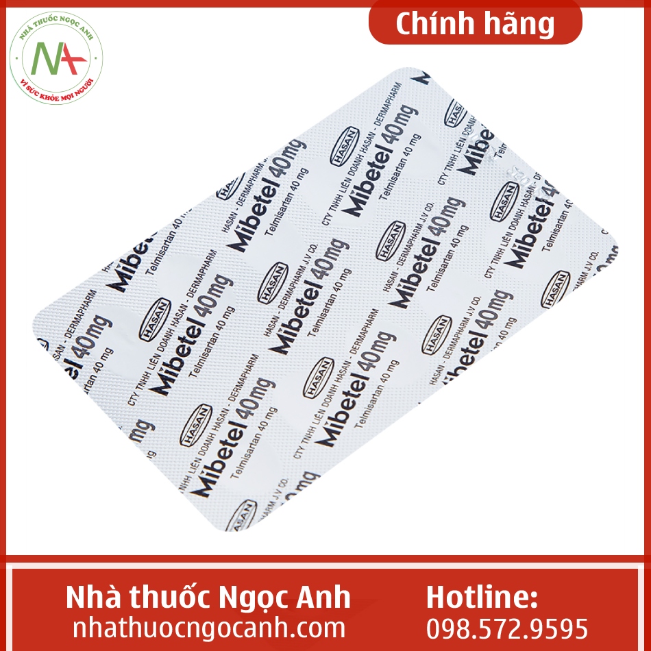 Thuốc Mibetel 40mg Hasan