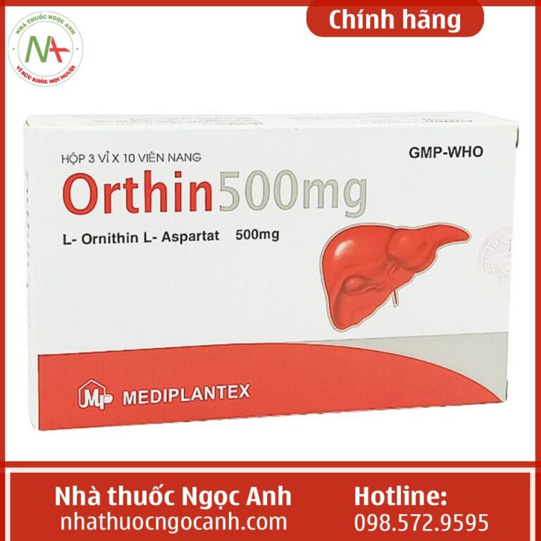 Orthin 500mg là thuốc gì?