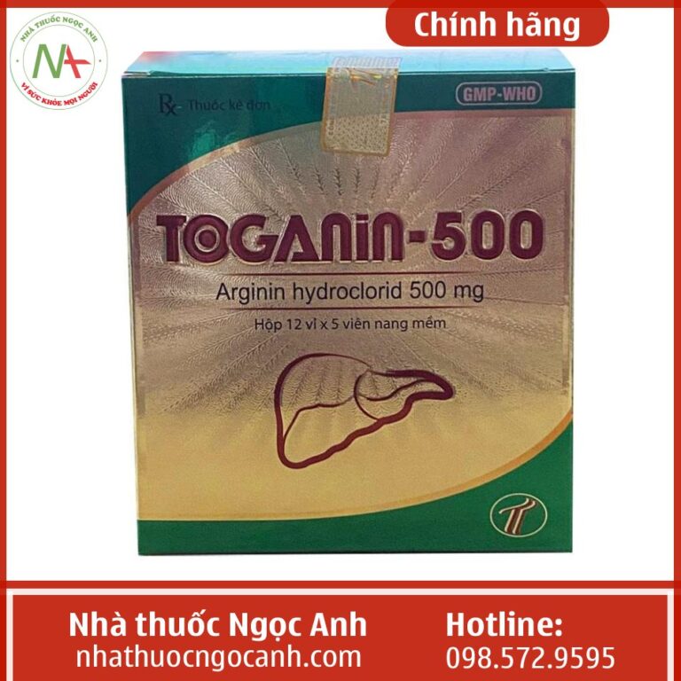 Thuốc Toganin-500 có tác dụng gì? Mua ở đâu? Giá bao nhiêu?