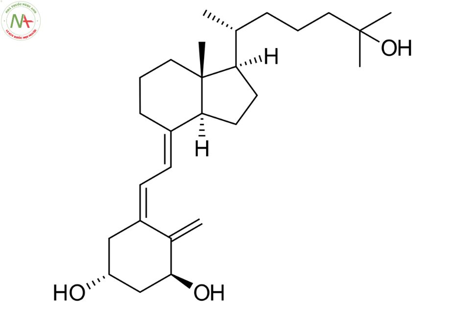 Cấu trúc phân tử Calcitriol 