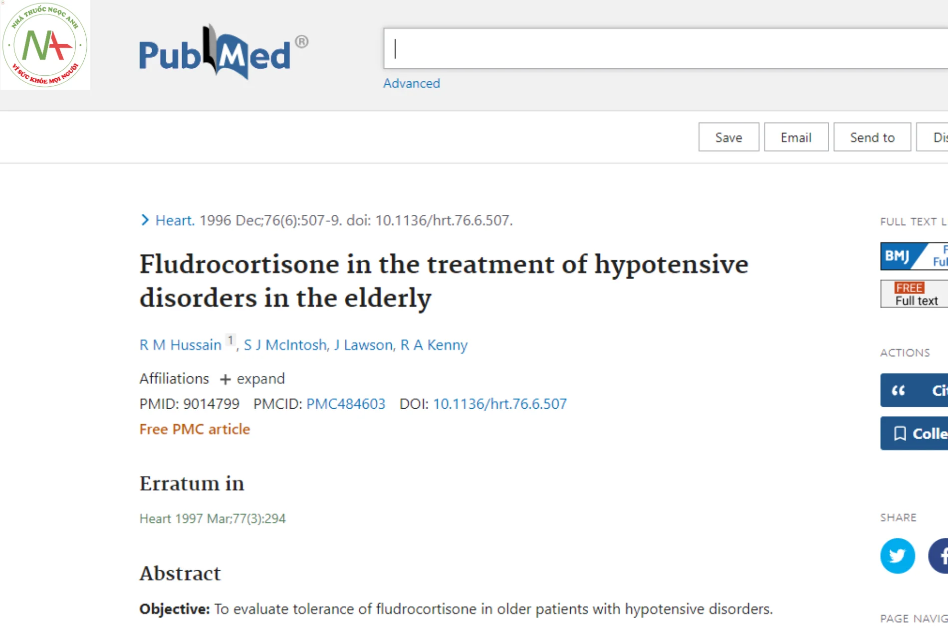 Fludrocortisone in the treatment of hypotensive disorders in the elderly