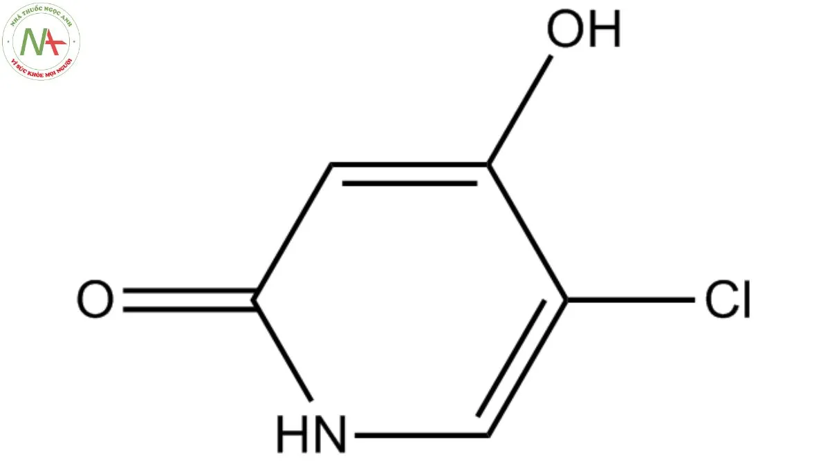 Cấu trúc phân tử Gimeracil 