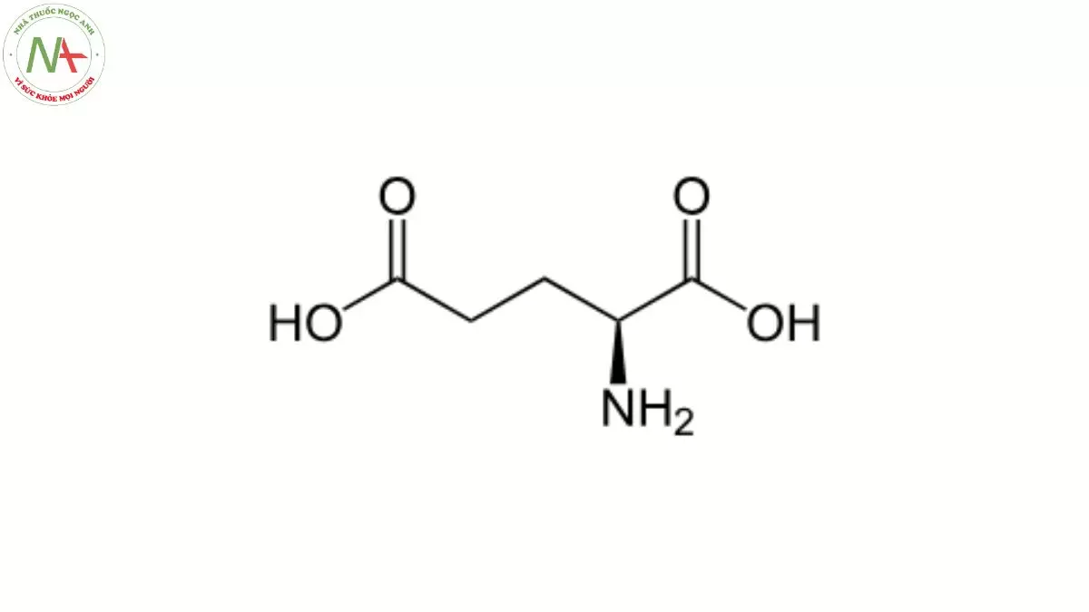 Cấu trúc phân tử Glutamic Acid