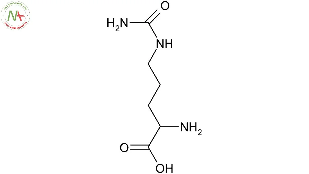 Cấu trúc phân tử L-Citrulline 