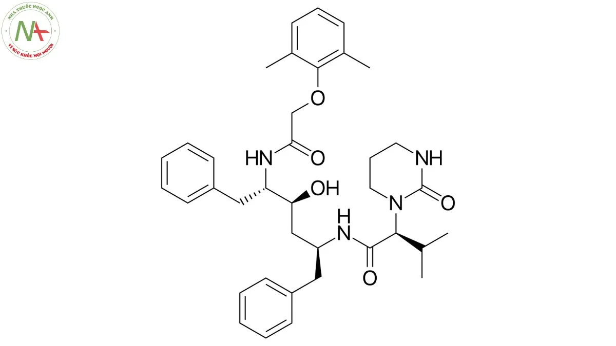 Cấu trúc phân tử Lopinavir 