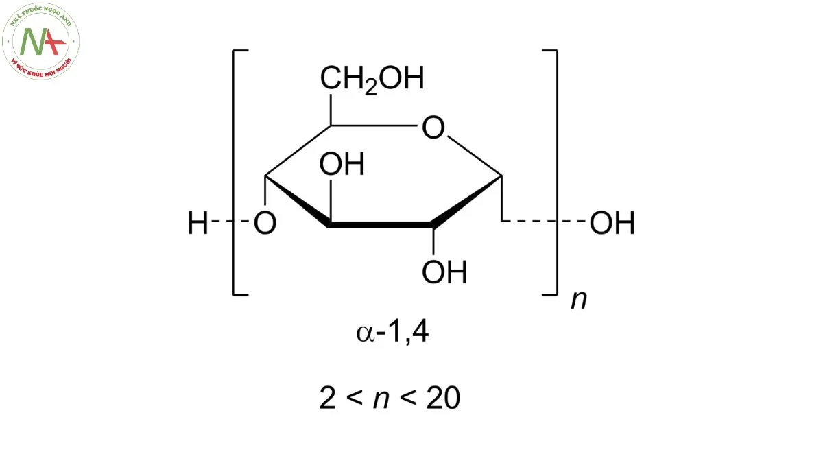 Cấu trúc phân tử Maltodextrin 