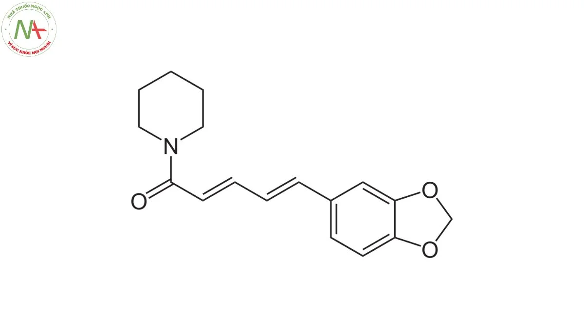 Cấu trúc phân tử Piperine 