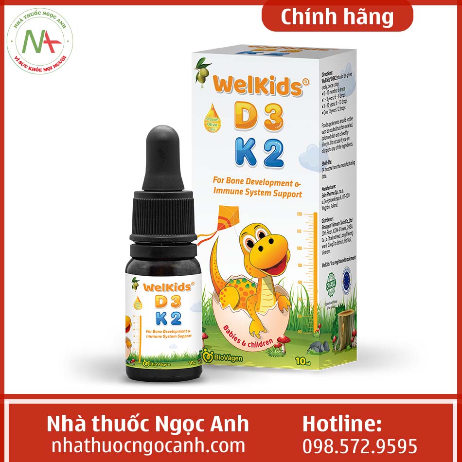 Hộp Welkids D3K2