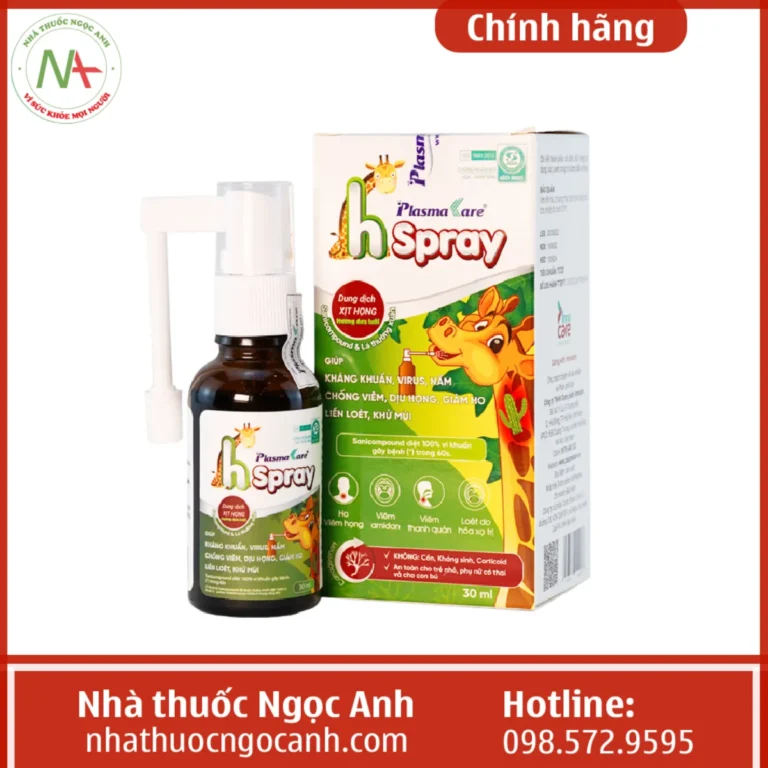 Xịt họng PlasmaKare H-Spray