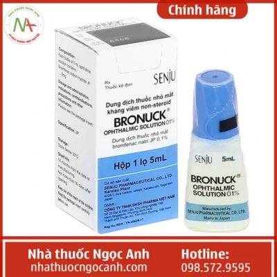 Thuốc nhỏ mắt Bronuck Ophthalmic Solution 0.1%