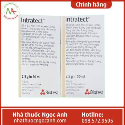 Intratect 2,5g/50ml