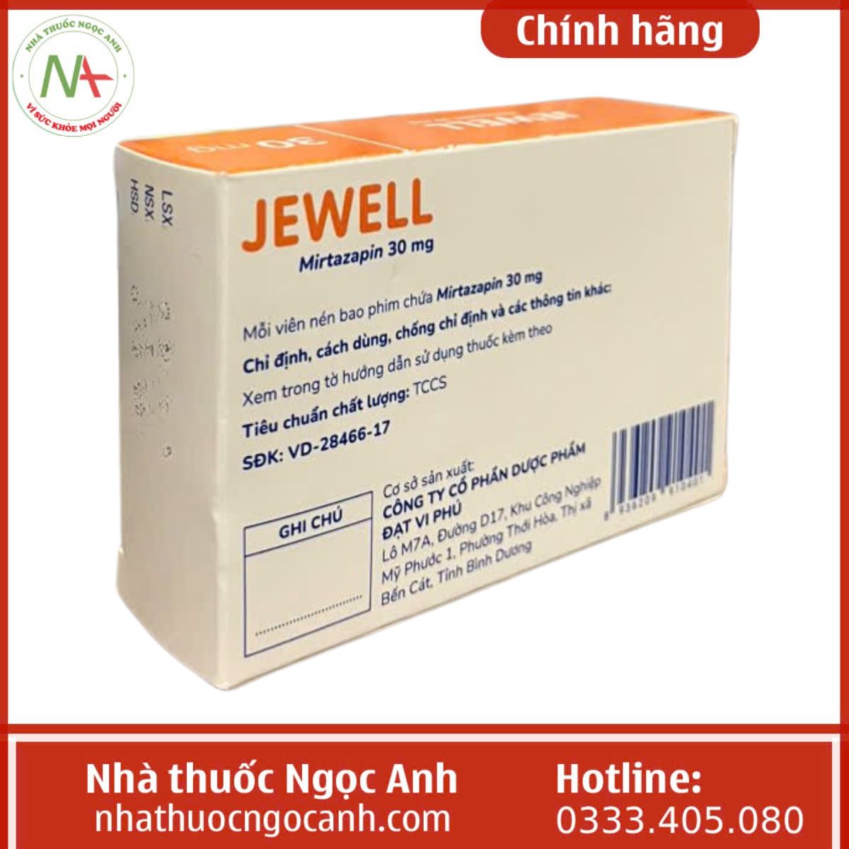 thuốc Jewell 30mg