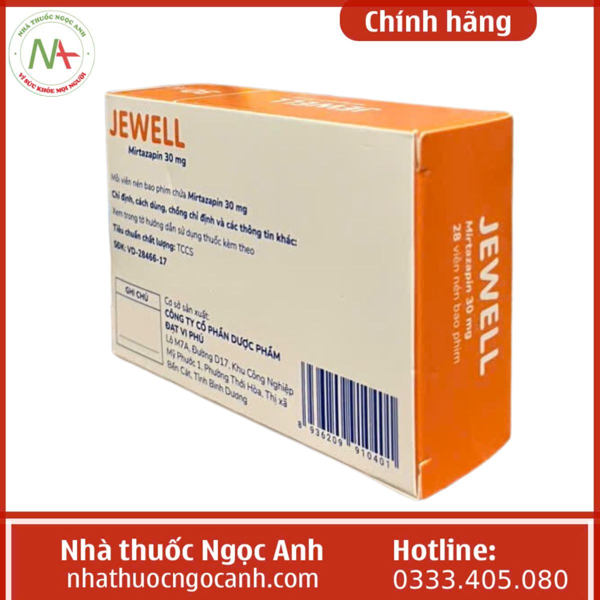 thuốc Jewell 30mg