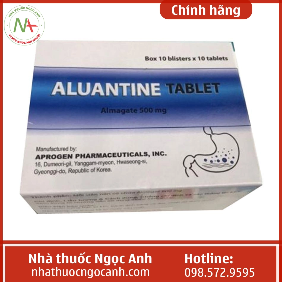 Thuốc Aluantine Tablet 500mg