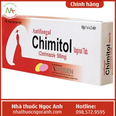Thuốc đặt Chimitol Vaginal Tablet