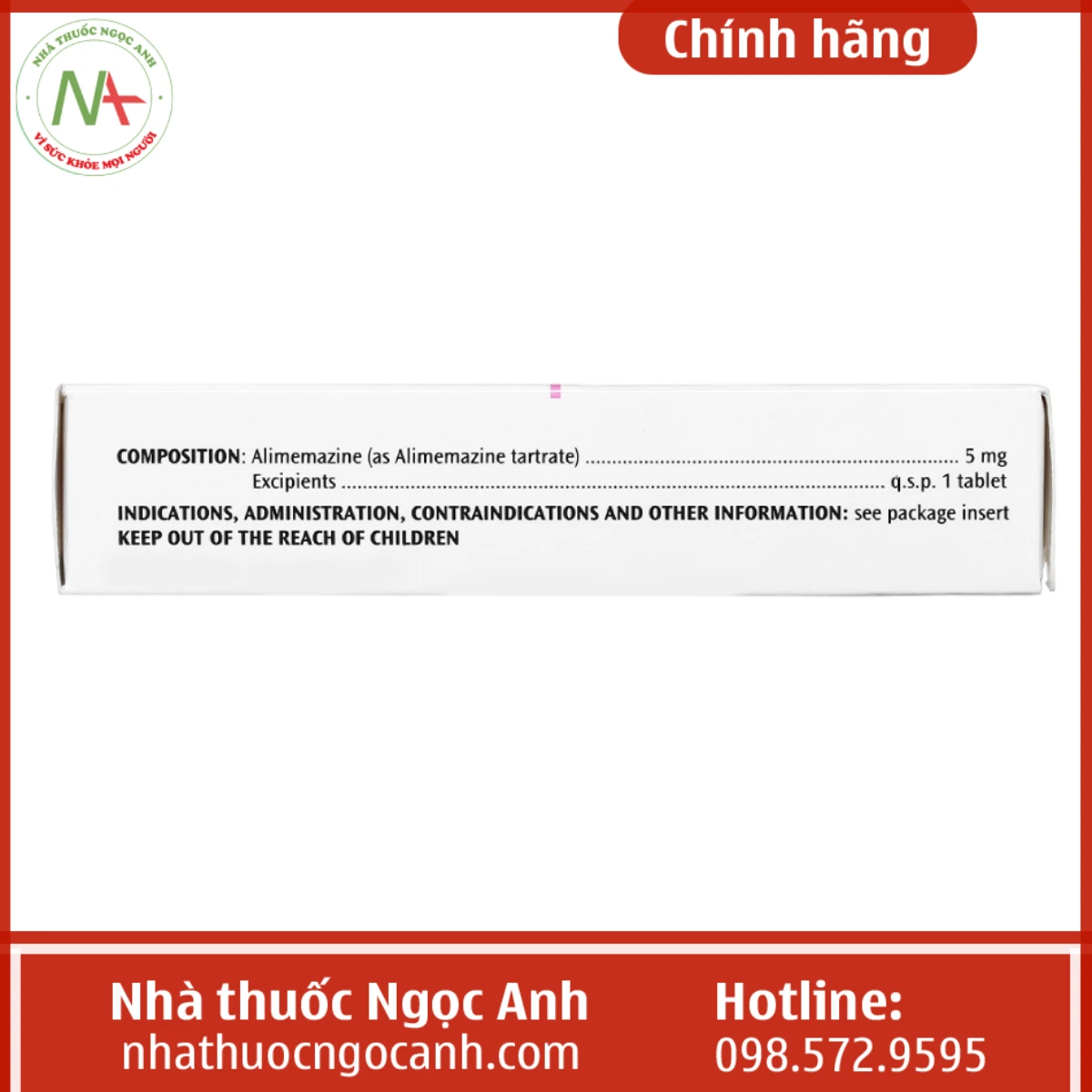 Theralene 5mg (Hộp 40 viên)