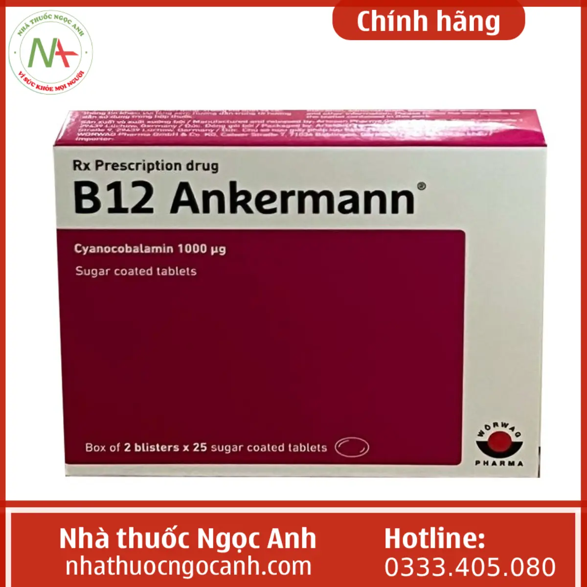 B12 Ankermann là thuốc gì, giá bao nhiêu, mua ở đâu?