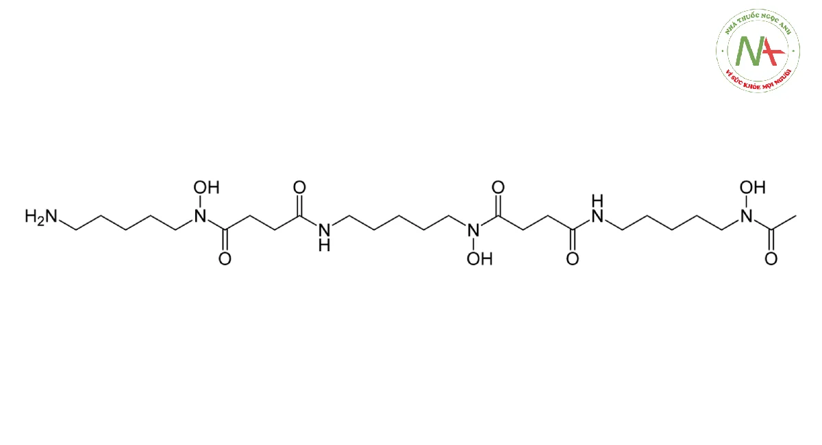Cấu trúc phân tử Deferoxamine