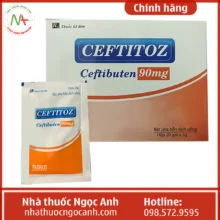 Hộp thuốc Ceftitoz 90mg