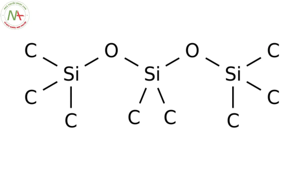 Cấu trúc phân tử Dimethicone 