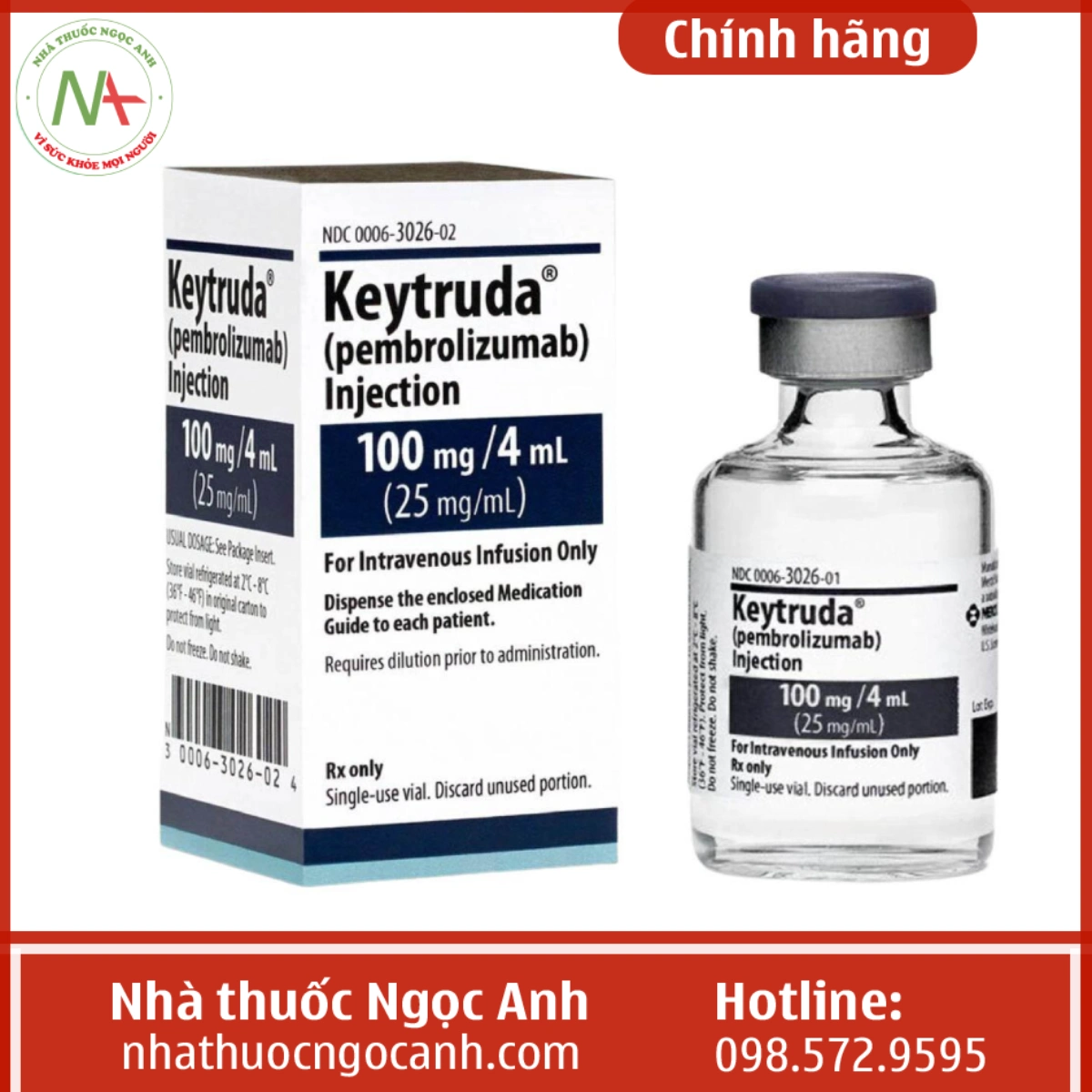 Thuốc Keytruda 100mg/4ml Là Thuốc Gì, Giá Bao Nhiêu, Liều Dùng?