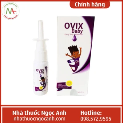 Dung dịch vệ sinh mũi OVIX Baby