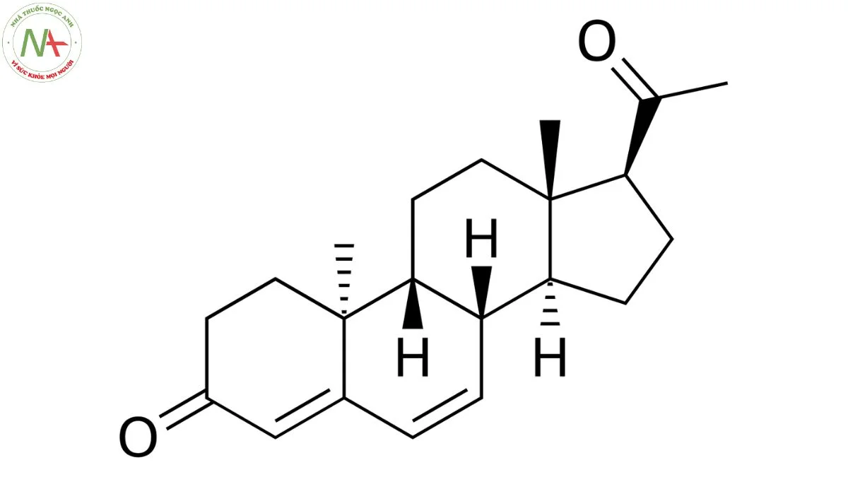 Cấu trúc phân tử Dydrogesterone 