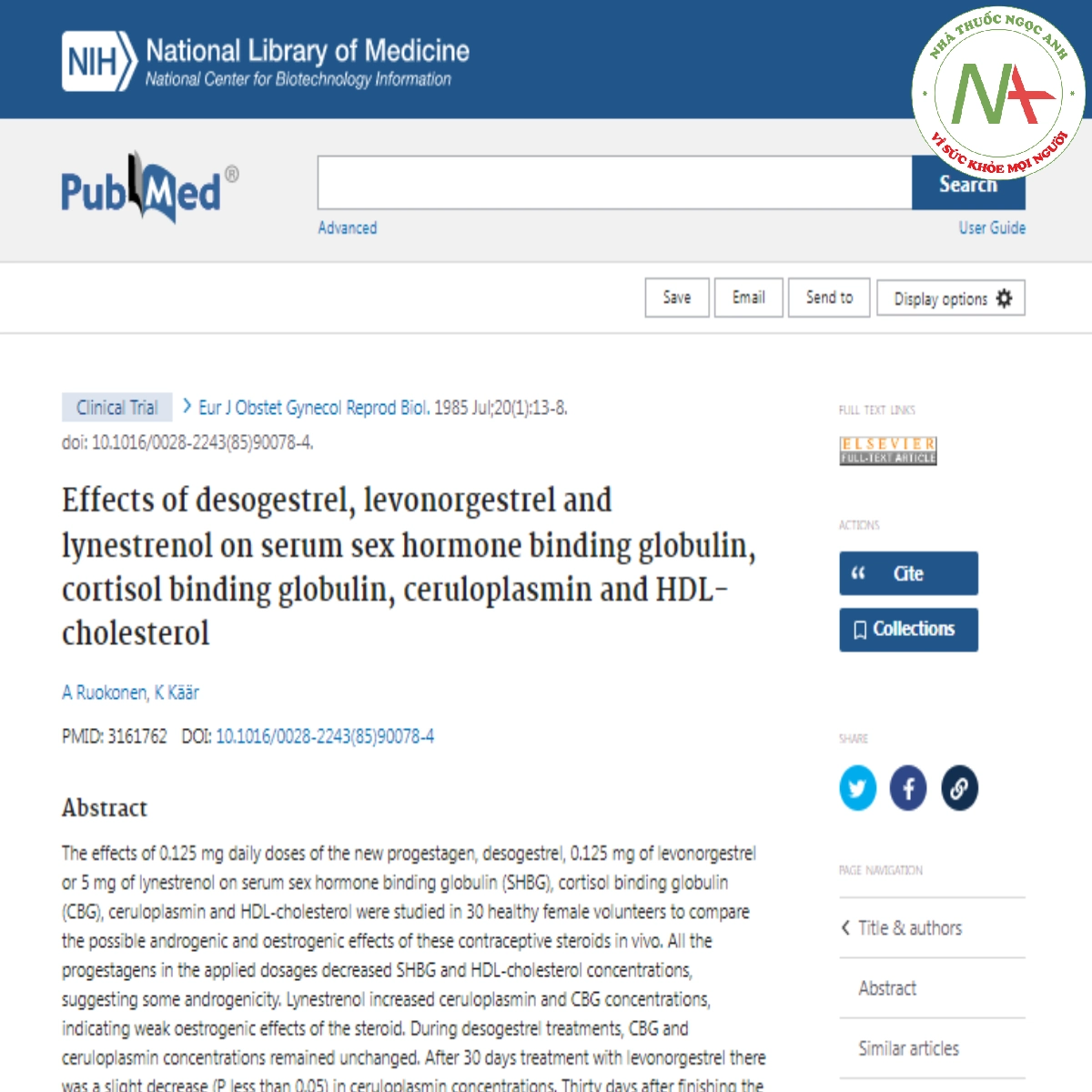 Effects of desogestrel, levonorgestrel and lynestrenol on serum sex hormone binding globulin, cortisol binding globulin, ceruloplasmin and HDL-cholesterol