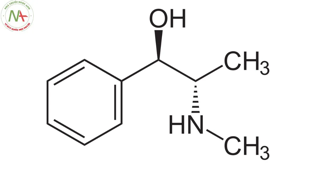 Cấu trúc hóa học Ephedrine 