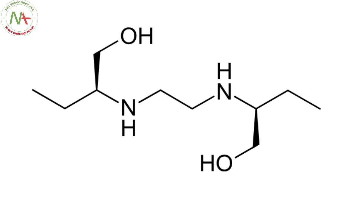Cấu trúc phân tử Ethambutol 