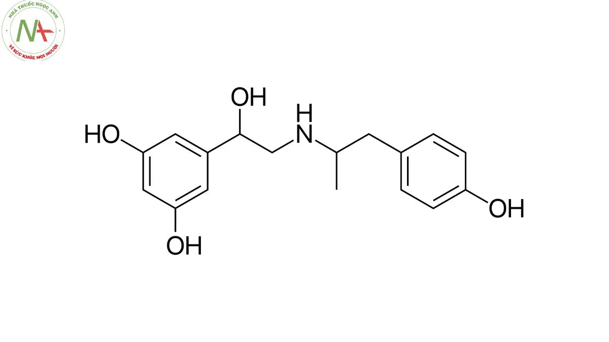 Cấu trúc phân tử Fenoterol 
