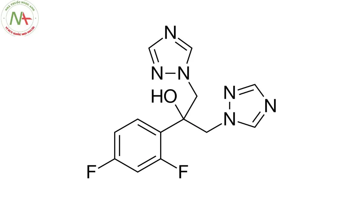 Cấu trúc phân tử Fluconazol 