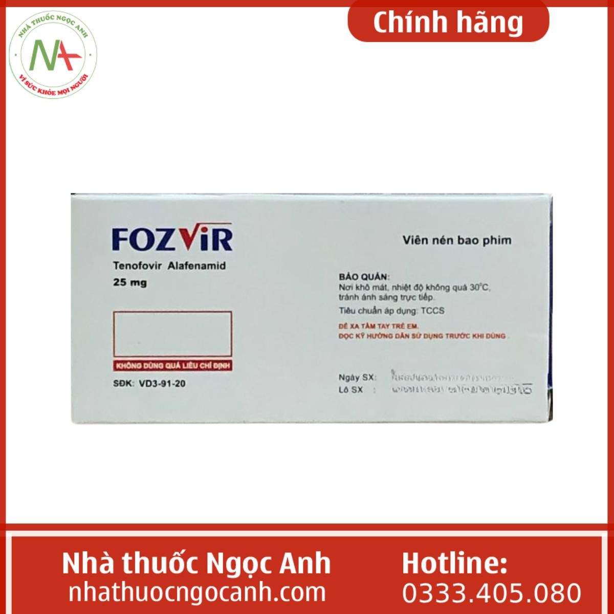 Fozvir 25mg