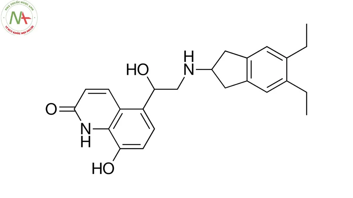 Cấu trúc phân tử Indacaterol 
