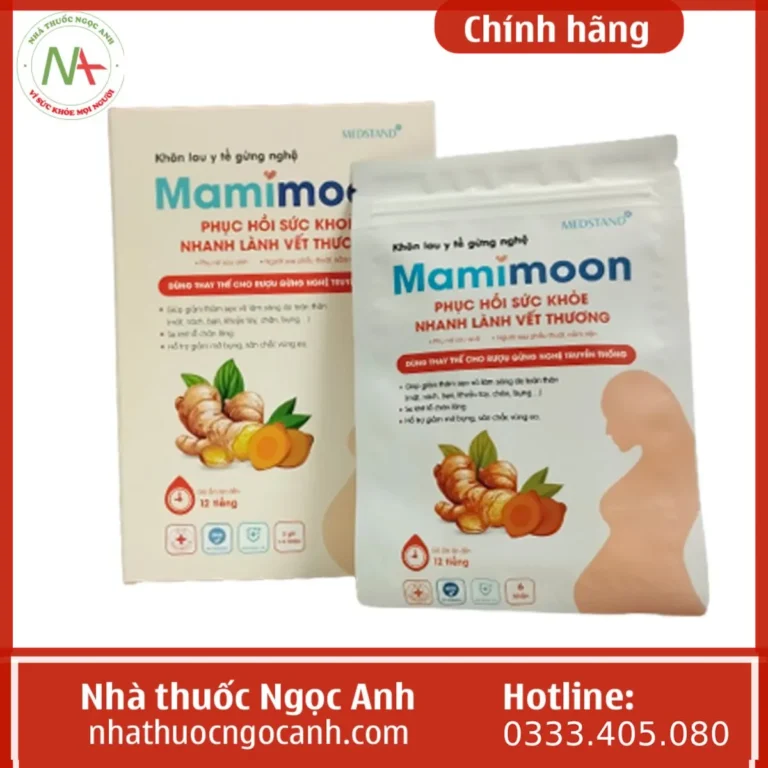 Khăn lau y tế gừng nghệ Mamimoon