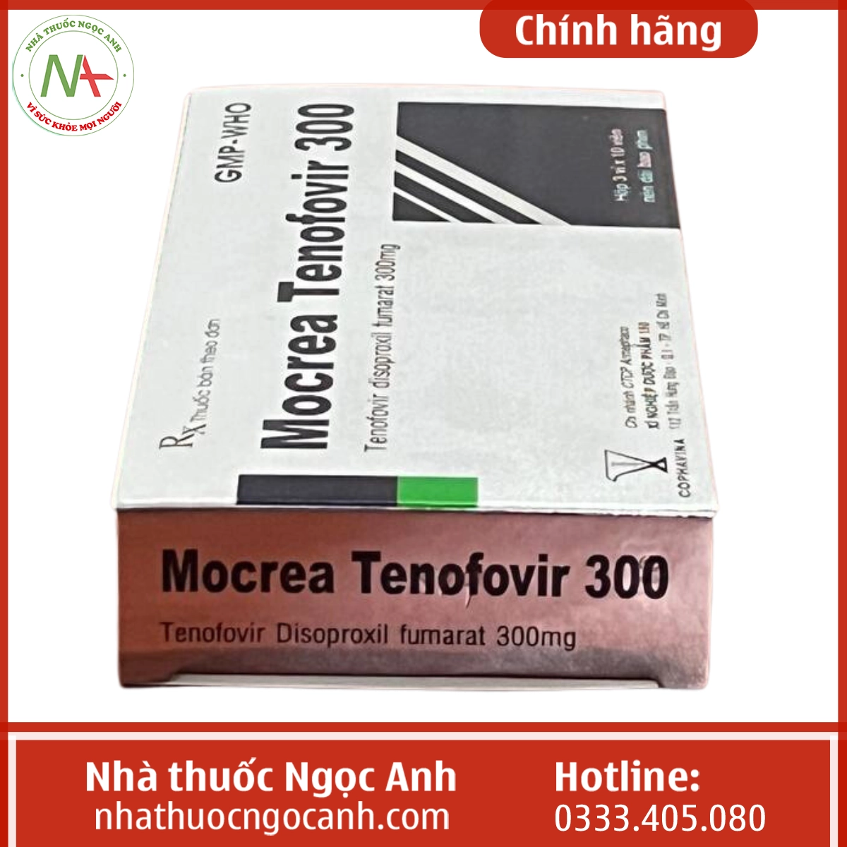 Hộp thuốc Mocrea Tenofovir 300