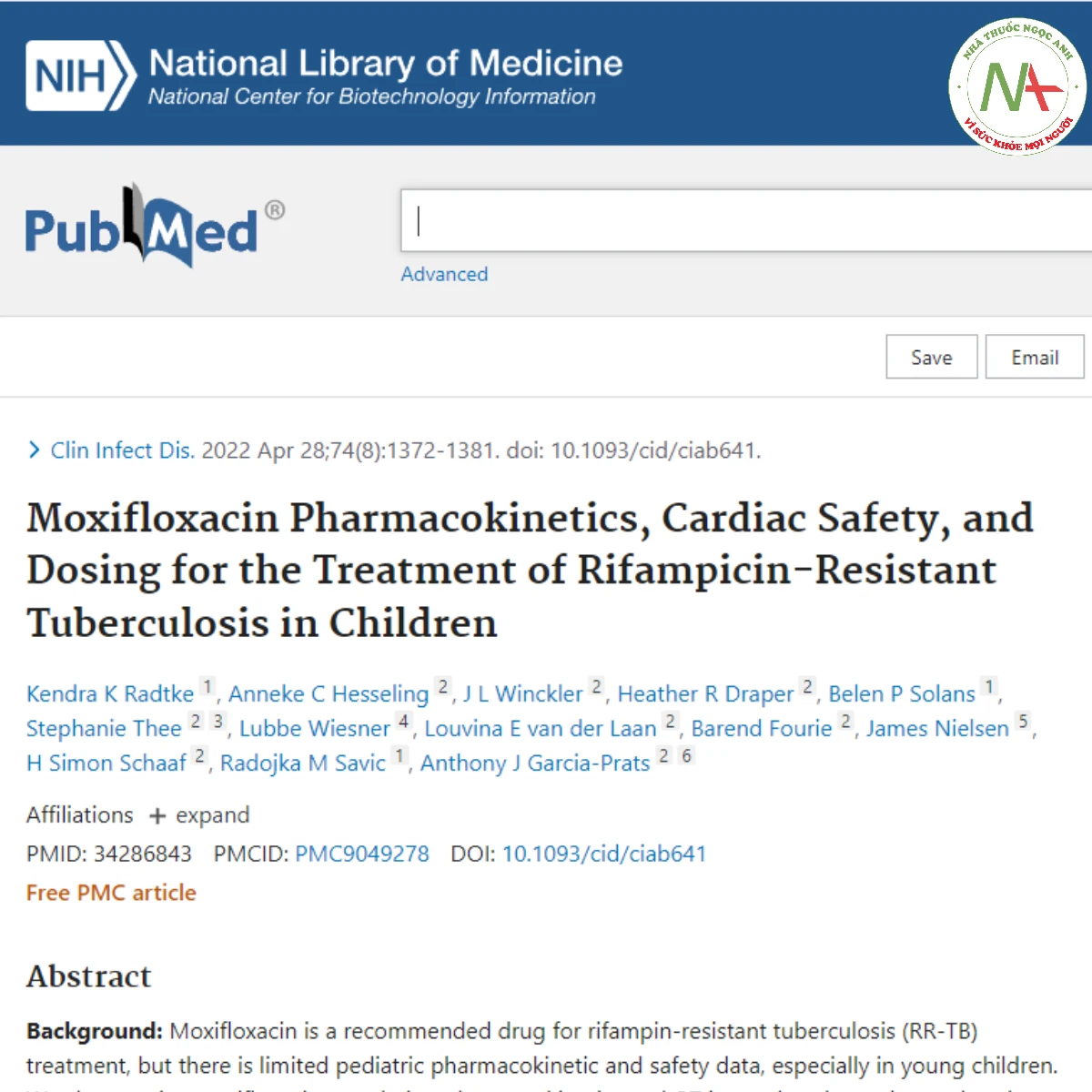 Moxifloxacin Pharmacokinetics, Cardiac Safety, and Dosing for the Treatment of Rifampicin-Resistant Tuberculosis in Children