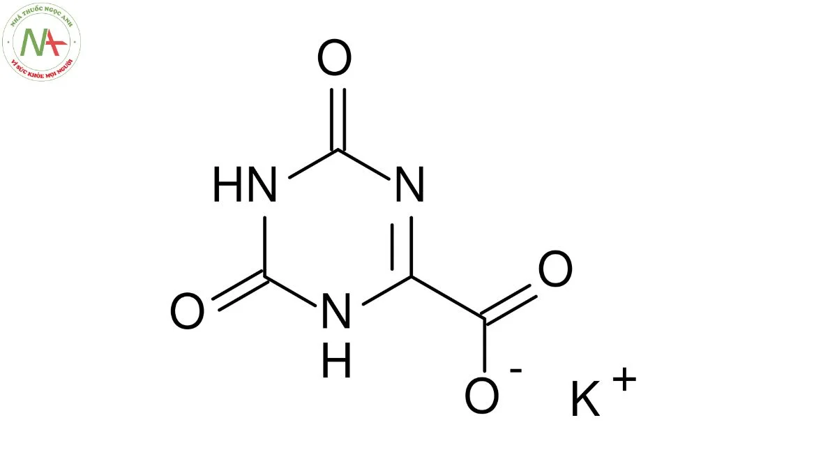 Cấu trúc phân tử Oteracil 