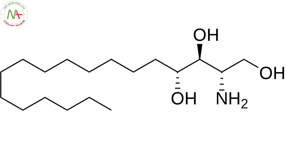 Cấu trúc phân tử Phytosphingosine 